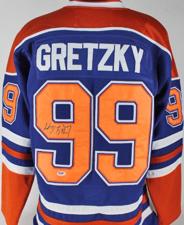 Wayne Gretzky Signed Edmonton Oilers Jersey (PSA/DNA)
