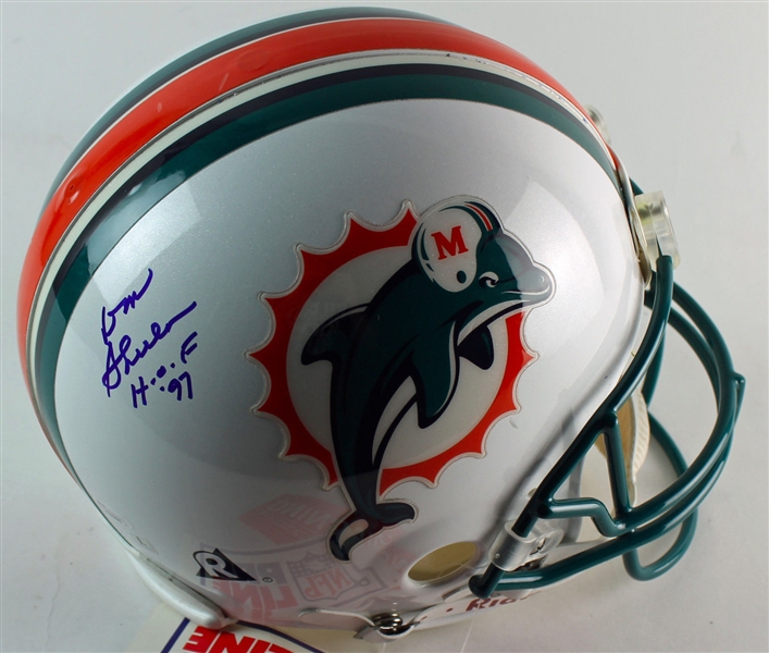 Don Shula Signed Full Size PROLINE Dolphins Helmet w/ HOF 97 (JSA)