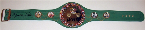 Rocky: Sylvester Stallone RARE Signed Full Size WBC Boxing Championship Belt (PSA/JSA Guaranteed)