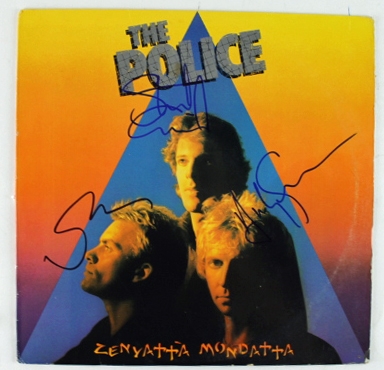 The Police Group Signed "Zenyatta Mondata" Record Album (PSA/JSA Guaranteed)