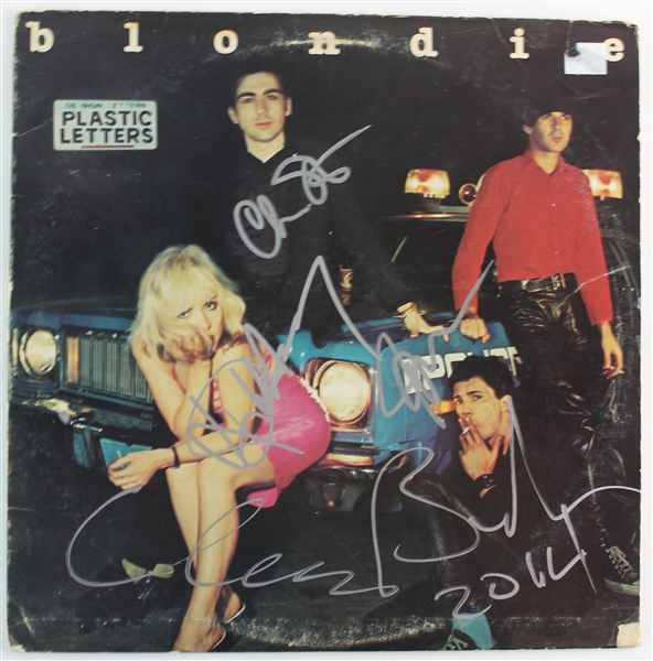 Blondie Group Signed Record Album: "Plastic Letters" (4 Sigs)(JSA)