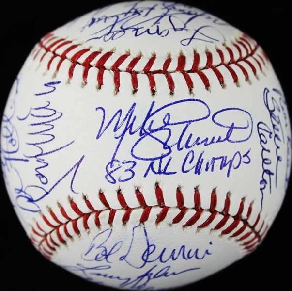 1983 Philadelphia Phillies Team Signed OML Baseball w/ 21 Signatures (PSA/DNA & JSA)