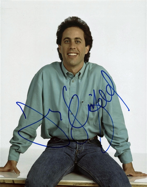 Jerry Seinfeld Signed 11" x 14" Color Photo (PSA/JSA Guaranteed)