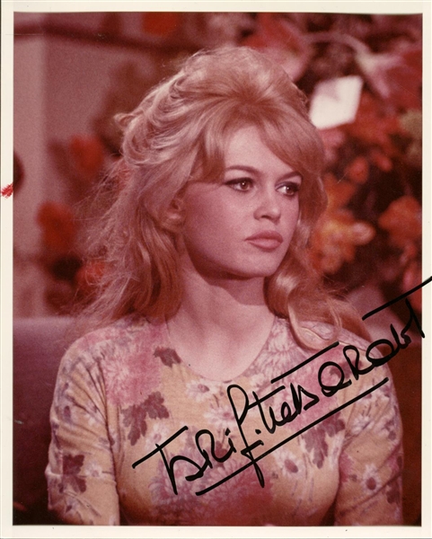 Brigitte Bardot Signed 8" x 10" Photo (PSA/JSA Guaranteed)