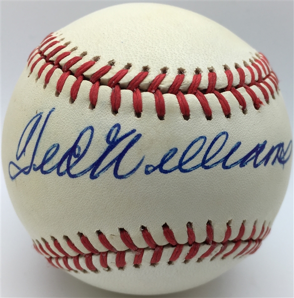 Ted Williams Signed OAL Baseball (JSA)
