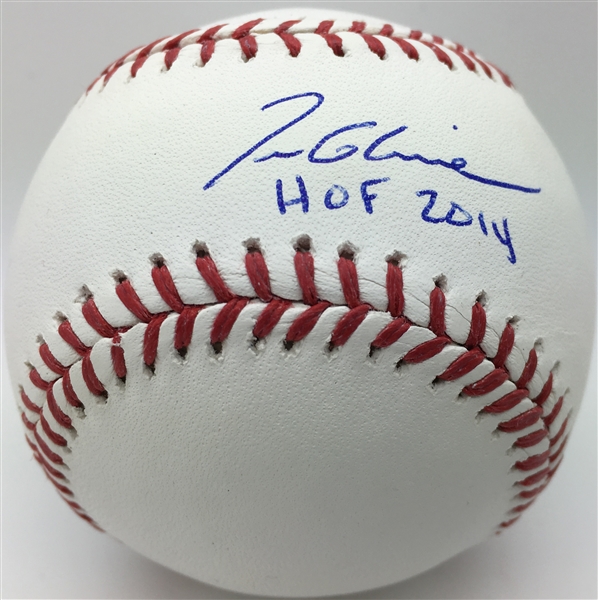 Tom Glavine Signed OML Baseball w/ "HOF 2014" (JSA)