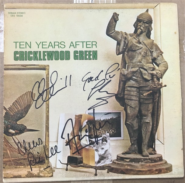 Ten Years After Group Signed "Cricklewood Green" Album (PSA/DNA Guaranteed)