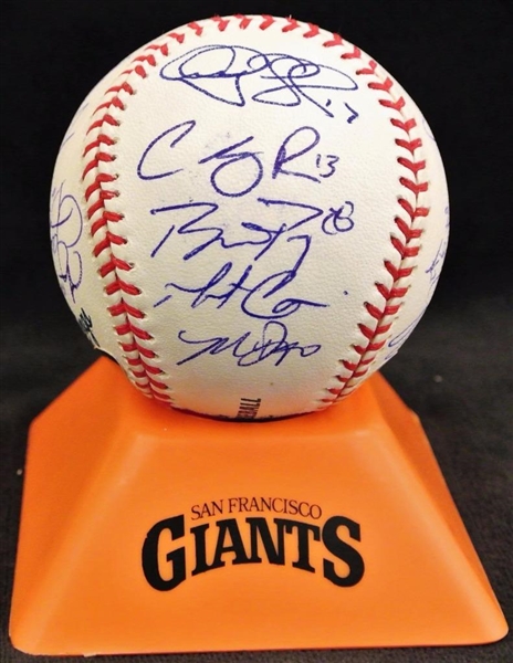 2010 San Francisco Giants (WS Champs) Team Signed OML Baseball (24 Sigs)(Tri-Star)