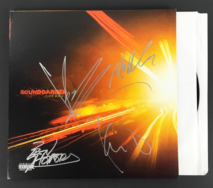 Soundgarden Group Signed "Live On I-5" Record Album (4 Sigs)(PSA/DNA)