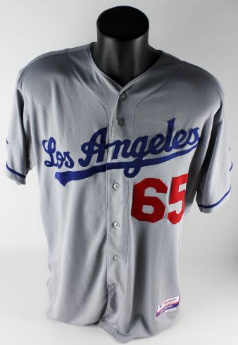 Lot Detail - 2015 Joc Pederson Game Worn LA Dodgers Jersey