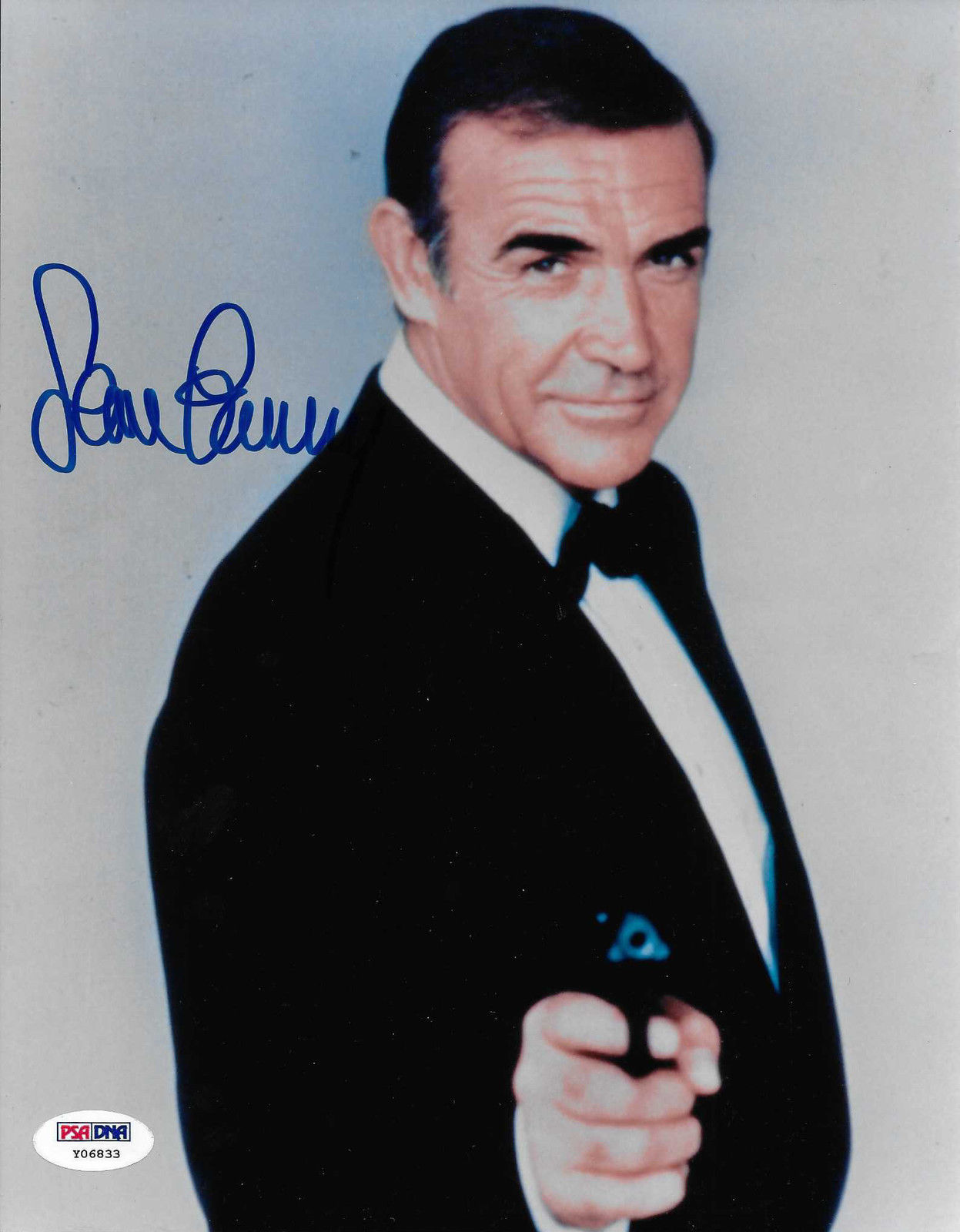 Lot Detail - Sean Connery Signed 8" X 10" Color Photo As "Agent 007 ...