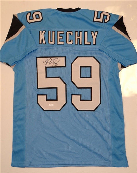Luke Kuechly Signed Carolina Panthers Jersey (JSA)