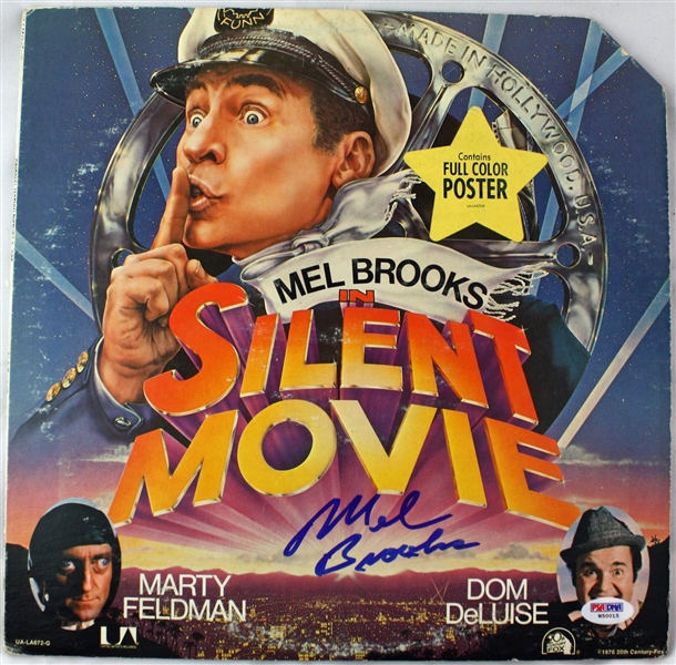 Mel Brooks Signed "Silent Movie" Album (PSA/DNA)