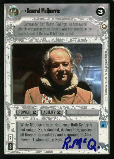 Ralph McQuarrie Rare Signed Customizable Game Card (PSA/DNA Guaranteed)