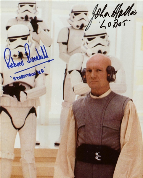 John Hollis & Richard Bonehill Dual Signed Stormtrooper 8" x 10" Photo (PSA/DNA Guaranteed)