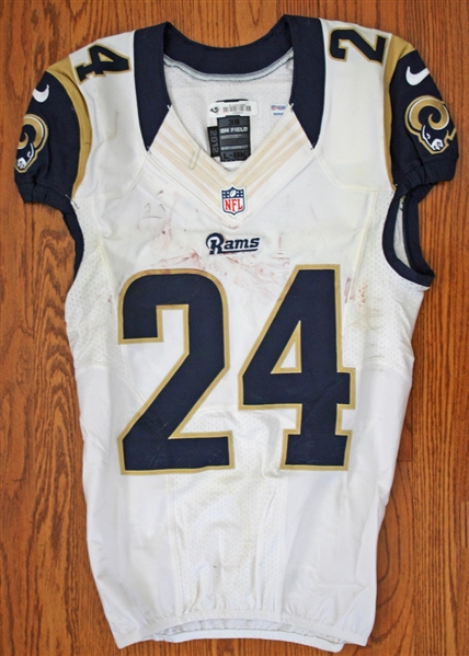 2012 Isaiah Pead Game Worn St. Louis Rams Jersey (PSA/DNA)