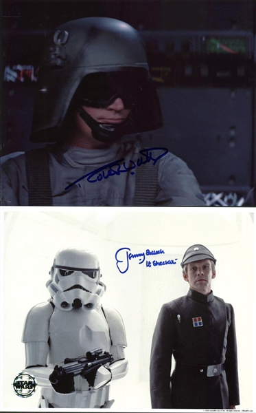 Lot of Thirteen (13) Imperial Officer 8" x 10" Signed Photographs (PSA/DNA Guaranteed)