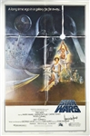 Harrison Ford Signed "Star Wars" Original 1977 Type "A" One-Sheet Movie Poster with RARE Full Autograph (27" x 41")(PSA/DNA Guaranteed) 