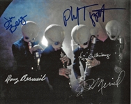 The Cantina Band RARE "Group" Signed 8" x 10" Color Photo with Creators & Band Members! (PSA/DNA Guaranteed)