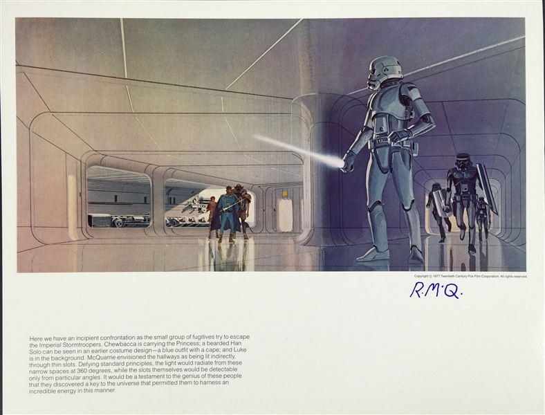 Ralph McQuarrie Lot of Eleven (11) 11" x 14" Star Wars Concept Art Prints (PSA/DNA Encapsulated)