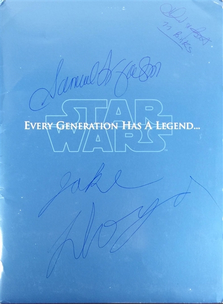 Episode I Official Press Kit Signed by Samuel L. Jackson, Jake Lloyd & Ahmed Best (PSA/DNA Guaranteed)