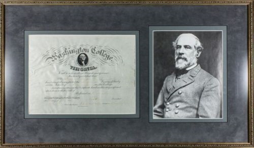 Robert E. Lee Rare Signed 1868 Document (PSA/DNA)