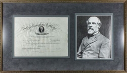 Robert E. Lee Rare Signed 1868 Document (PSA/DNA)