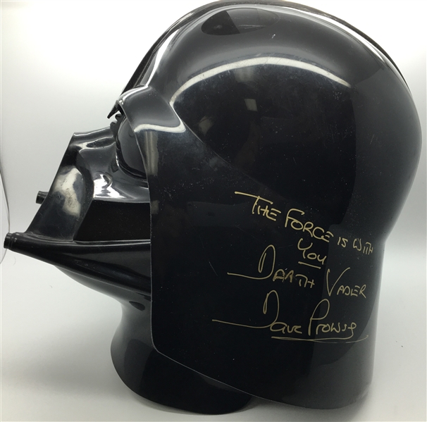 David Prowse Signed Darth Vader Full Size Helmet w/ "Darth Vader" Inscription (PSA/DNA Guaranteed)