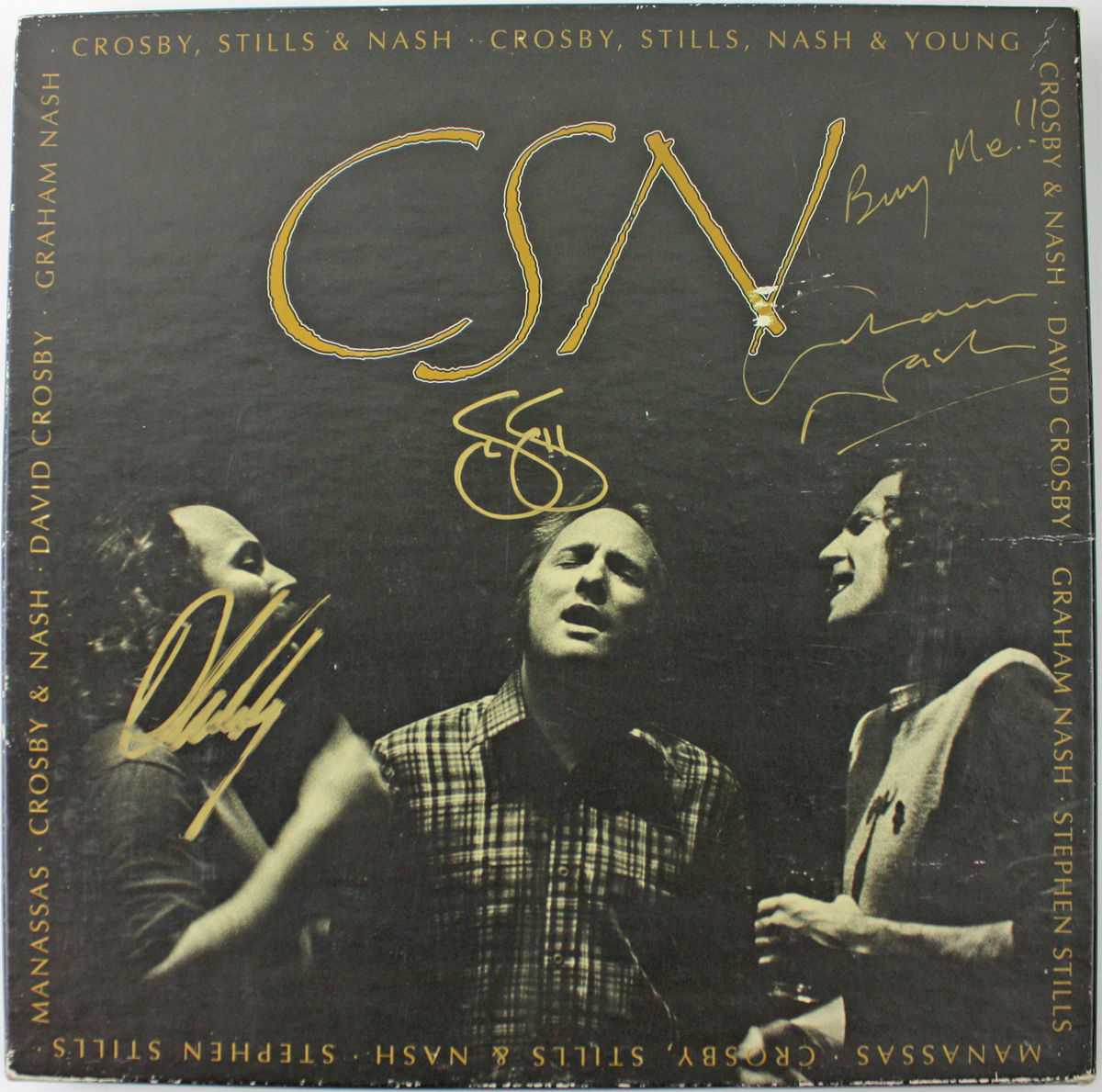 Lot Detail - Crosby, Stills, Nash & Young Signed 