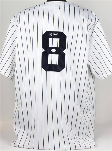 Yogi Berra Signed NY Yankees Pinstripe Jersey - PSA/DNA Graded GEM MINT 10!