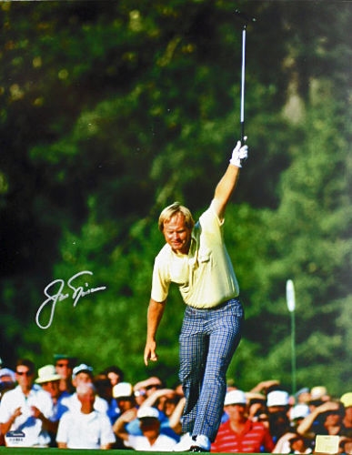 Jack Nicklaus Superb Signed 16" x 20" Color Photo (Golden Bear Holo & Fanatics)