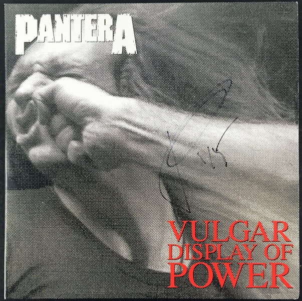Pantera: Phil Anselmo Signed "Vulgar Display of Power" Album (PSA/JSA Guaranteed)
