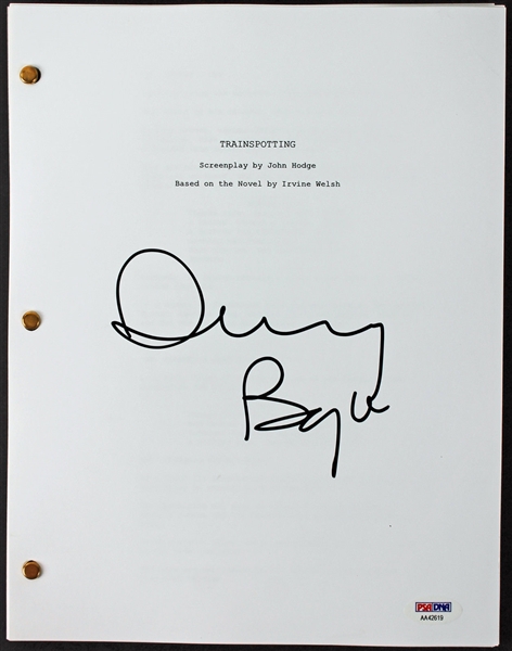 Danny Boyle Signed "Trainspotting" Script (PSA/DNA)