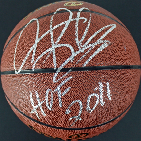 Dennis Rodman Signed "HOF 2011" Spalding I/O NBA Basketball (PSA/DNA)