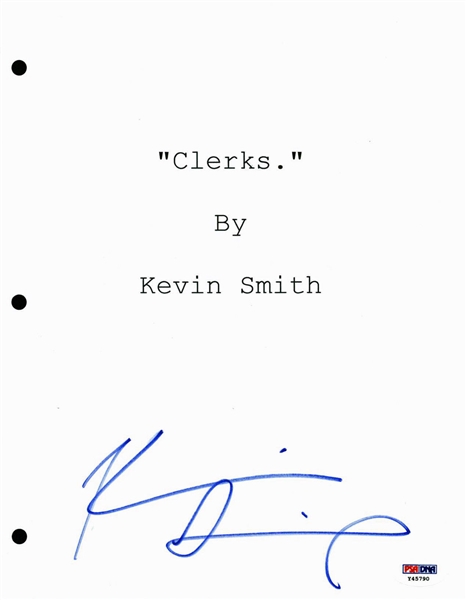 Kevin Smith Signed "Clerks" Script (PSA/DNA)