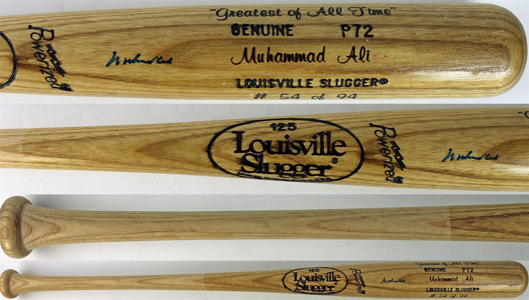 Muhammad Ali Signed Ltd. Ed. Personal Model Baseball Bat (PSA/DNA)