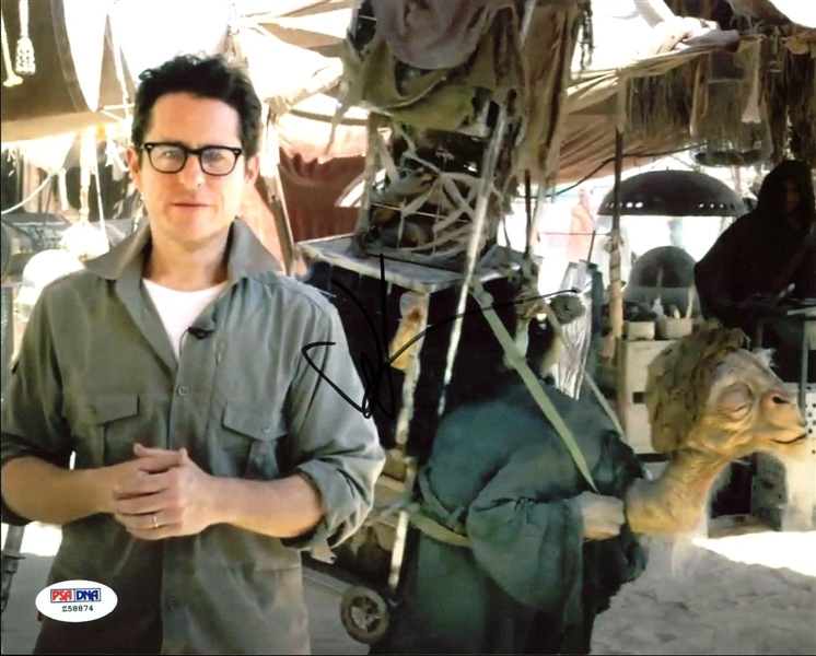 Star Wars: J.J. Abrams Signed 8" x 10" Photo from "The Force Awakens" Set (PSA/DNA)