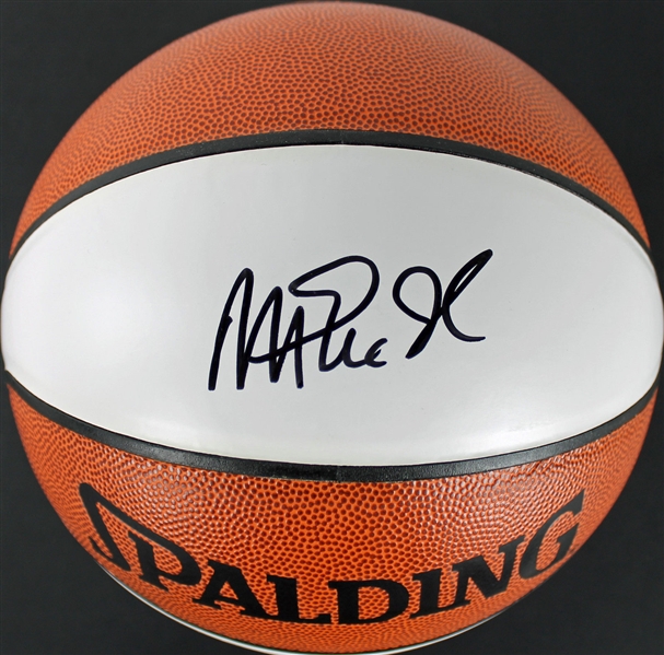 Magic Johnson Signed Spalding NBA White Panel Basketball (PSA/DNA)