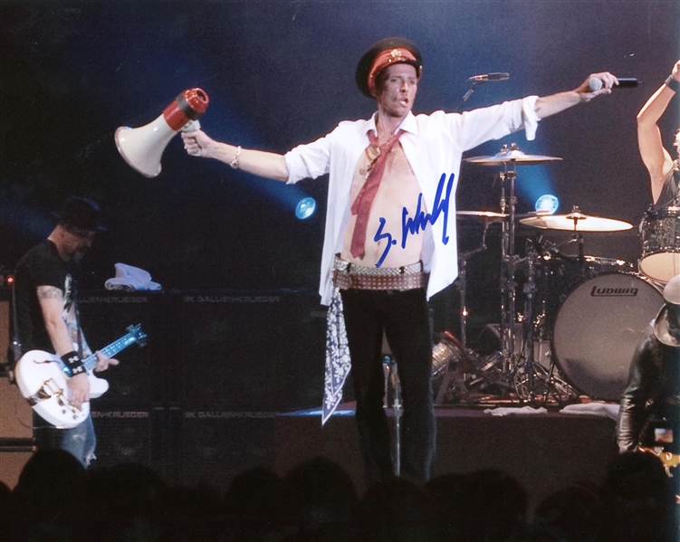 Scott Weiland Signed 11" x 14" On-Stage Color Photograph (PSA/JSA Guaranteed)