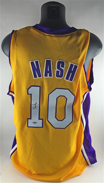 Steve Nash Signed LA Lakers Jersey (PSA/DNA)