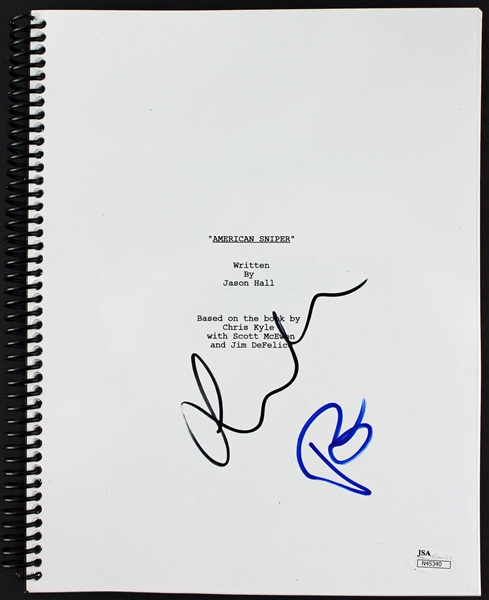 American Sniper: Bradley Cooper & Sienna Miller Signed Script (JSA)