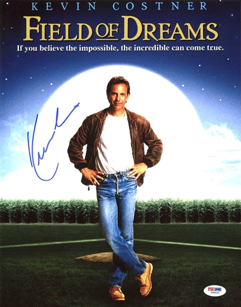 Kevin Costner Signed 11" x 14" Photo from "Field of Dreams" (PSA/DNA)