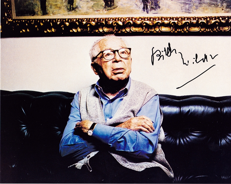 Billy Wilder Rare In-Person Signed 8" x 10" Color Photo (PSA/JSA Guaranteed)