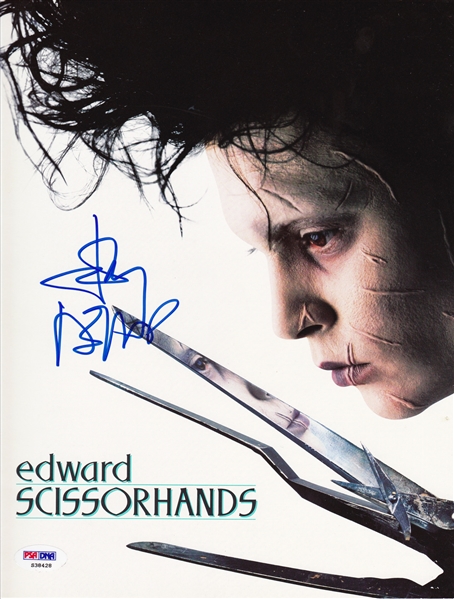 Johnny Depp Signed Original 1990 "Edward Scissorhands" World Premiere Program (PSA/DNA)