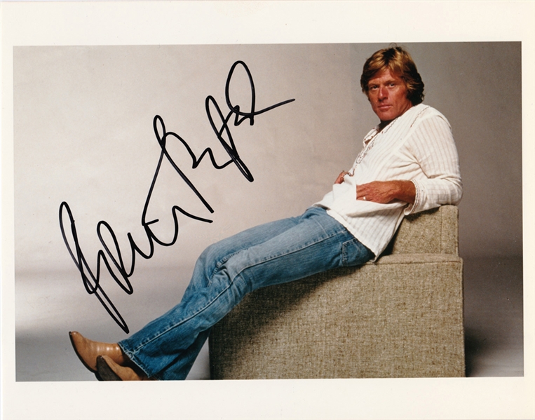 Robert Redford Superb Signed 8" x 10" Color Photo with BOLD Autograph (PSA/JSA Guaranteed)