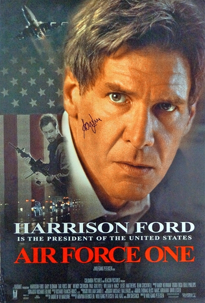 Harrison Ford Signed 27" x 41" One-Sheet Movie Poster for "Air Force One" (PSA/JSA Guaranteed)