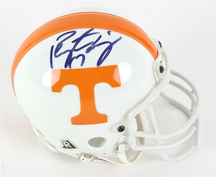 Super Bowl XL Champion: Peyton Manning Signed Volunteers Mini-Helmet (PSA/JSA Guaranteed)