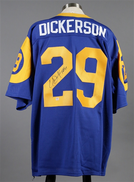 Eric Dickerson Signed Rams Jersey (PSA/DNA)