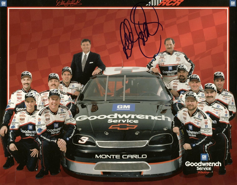 Dale Earnhardt Sr. Signed 8" x 10" Promotional Photo (PSA/JSA Guaranteed)