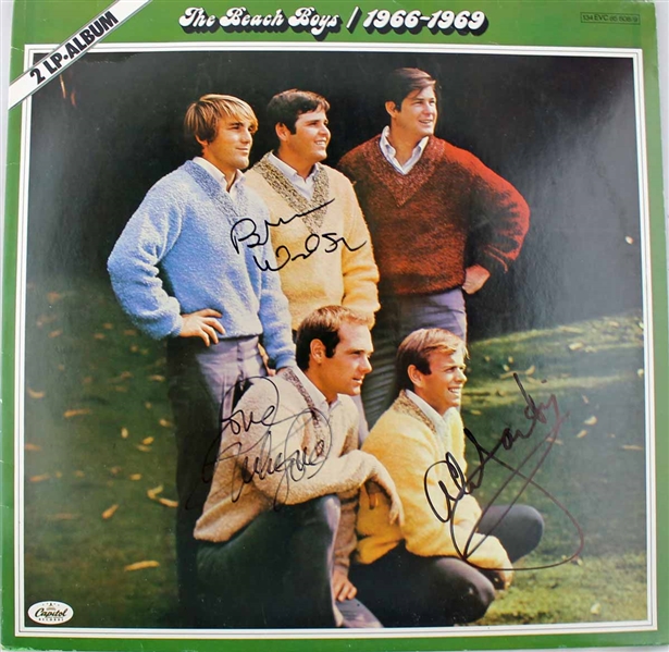 The Beach Boys Signed Album w/ 3 Signatures! (PSA/DNA)